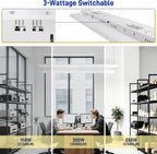 hykolity 4FT LED Linear High Bay Light, 3CCT 4000K/5000K/6500K, 150LM/W