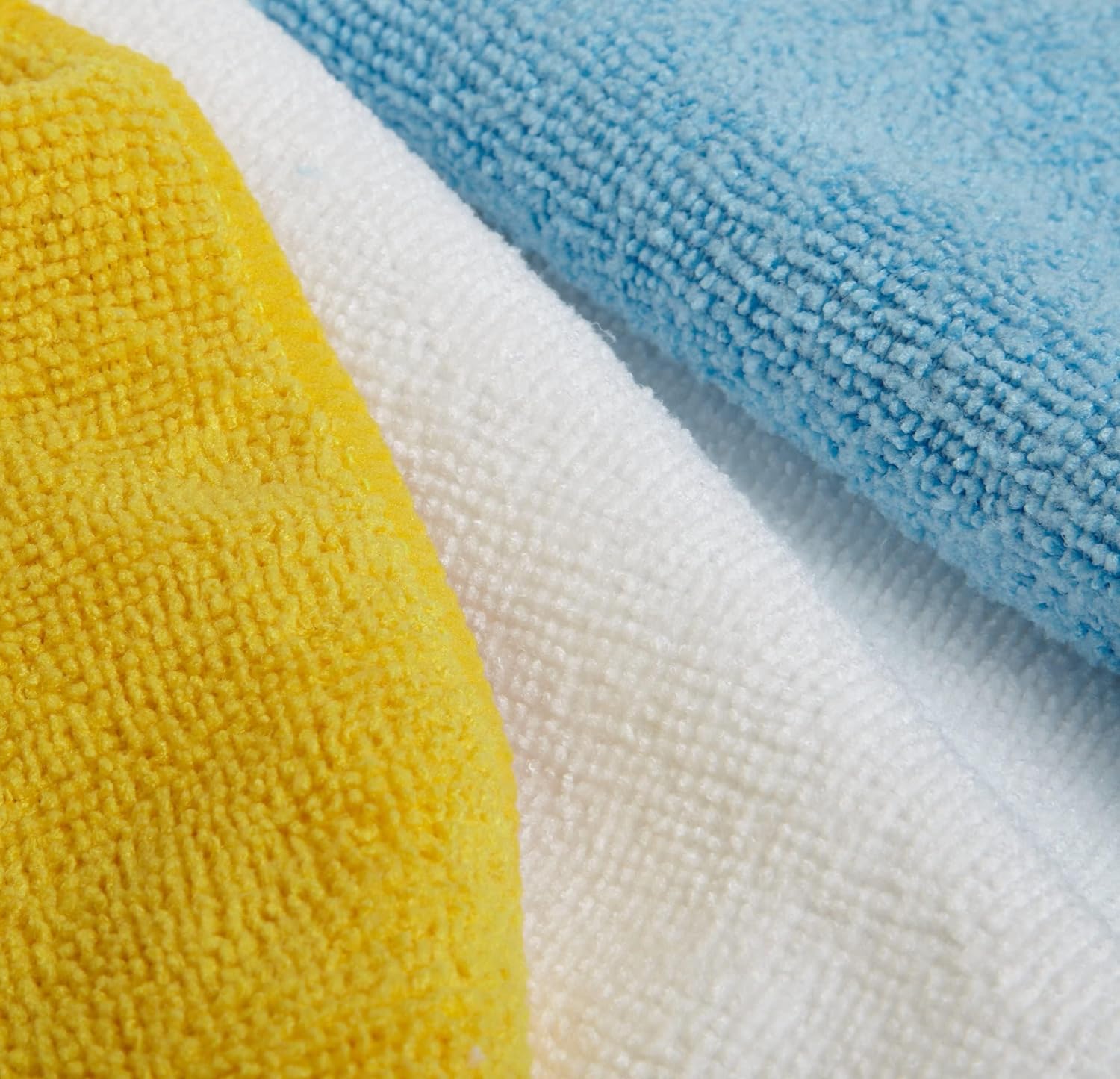 Microfiber Cleaning Cloths, Ultra Absorbent, Lint Free, Streak Free, Non-Abrasive, Reusable and Washable, 16" x 12"