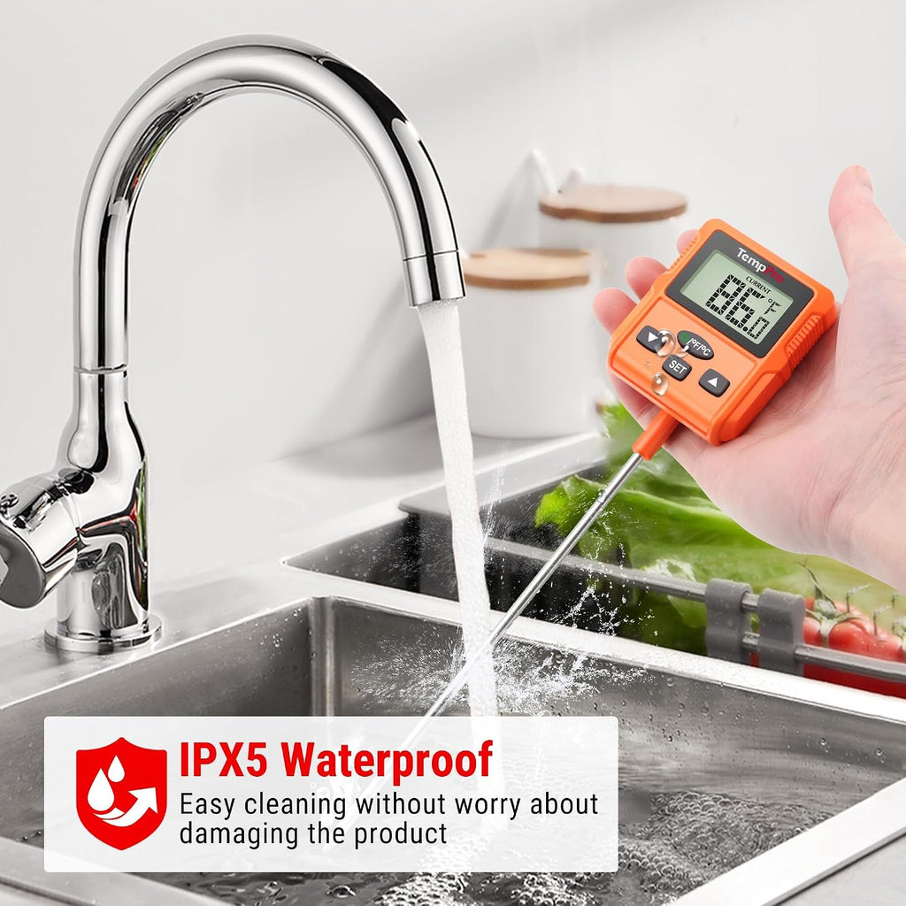 TempDip Programmable Candy Thermometer with Pot Clip