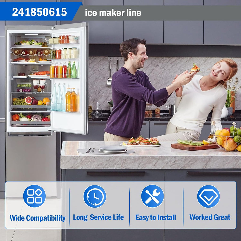241850615 Ice Maker Fill Tube compatible with Frigidaire Electrolux