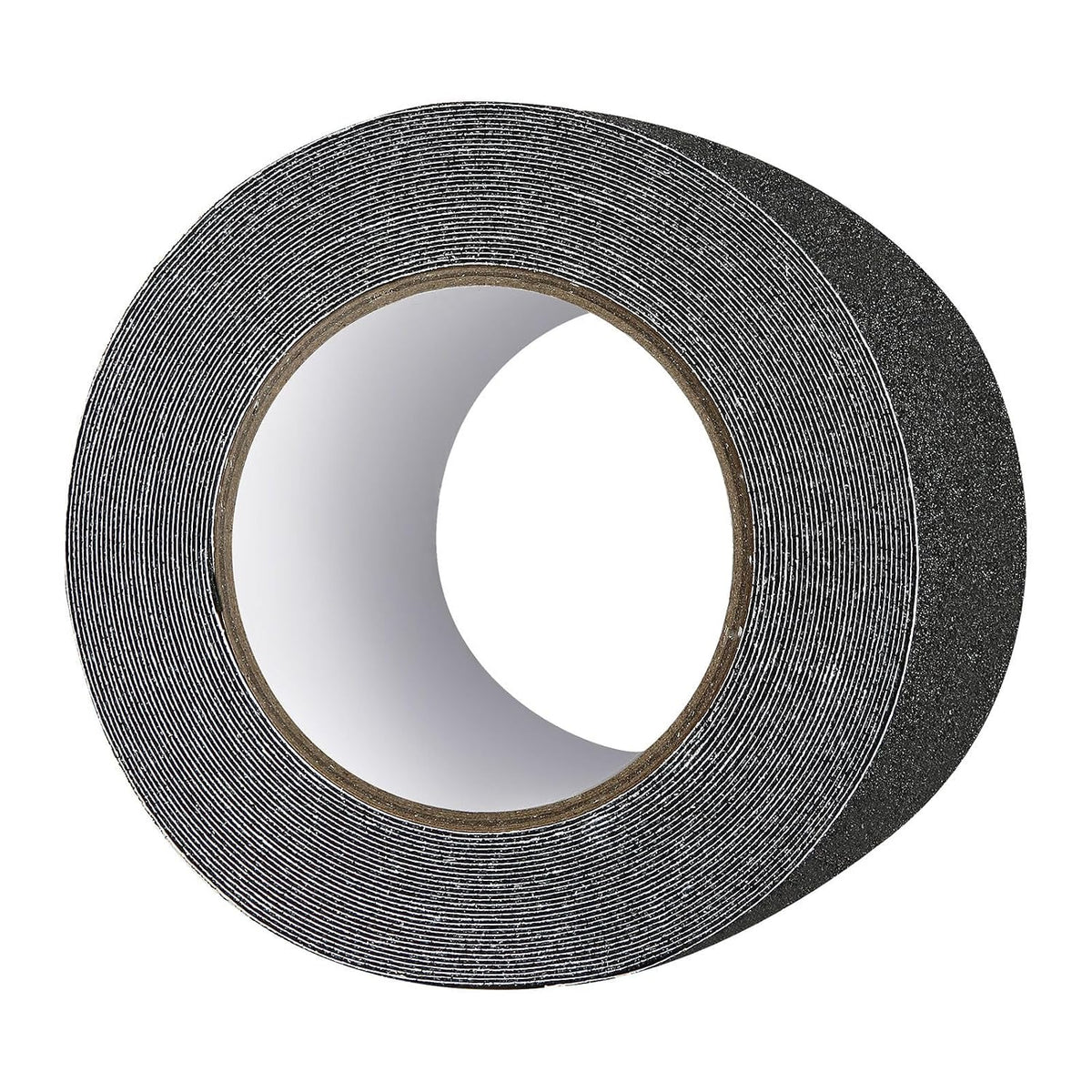 80-Grit PVC Anti-Slip Tape 35ft x 4in Black Aluminum Oxide Stair Treads