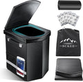 2026 Upgraded XL Portable Toilet for Adults,Tall Camping Toilet with Lid and Convenient Carry Bag, Portable Potty for