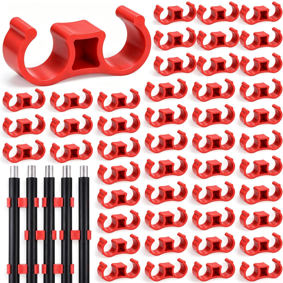 Innconee 50 Pack ABS Plastic Conduit Spacer for 1 Inch Conduits