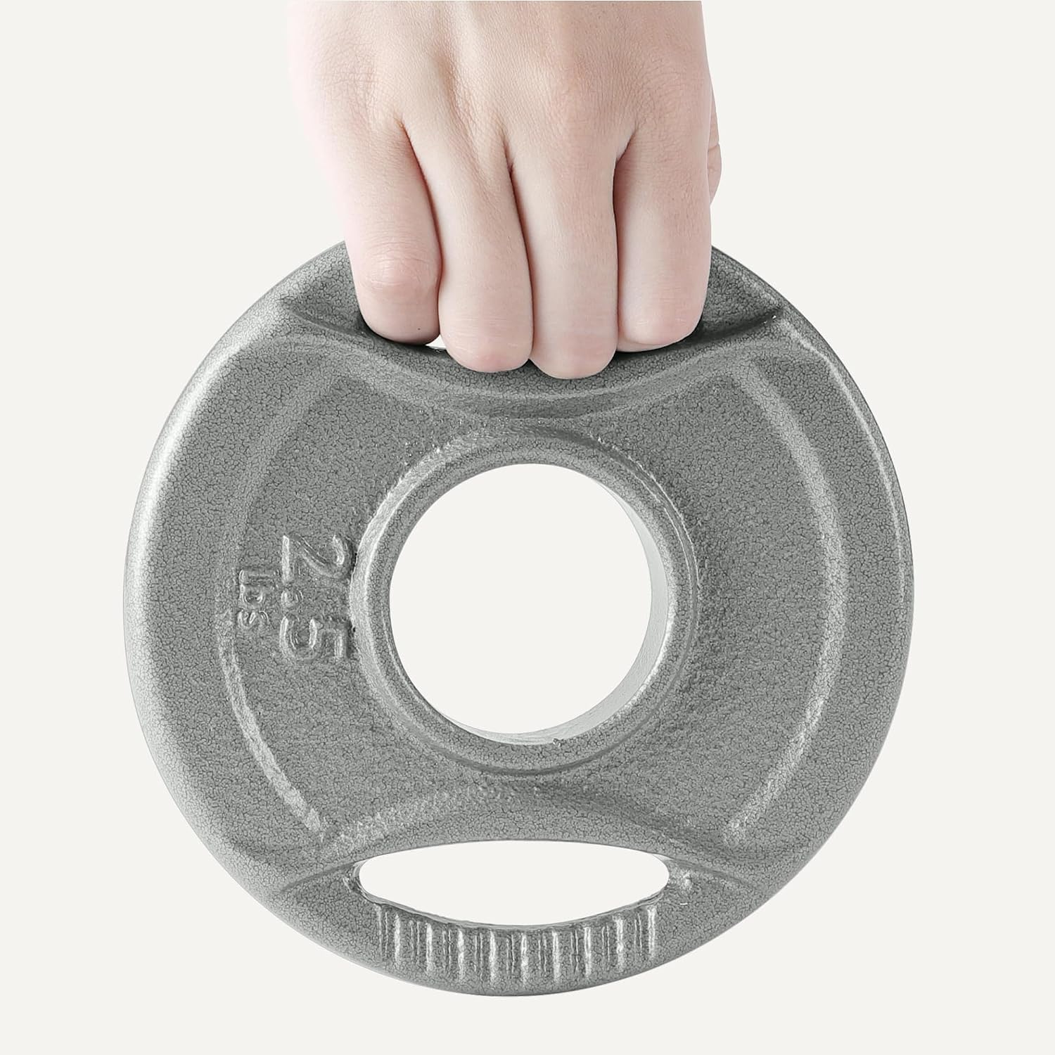 2-Inch Olympic Grip Weight Plates, Cast Iron