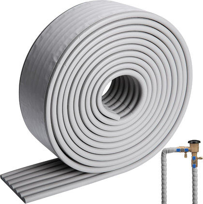 16.4 Ft x 3.2'' Water Pipe Insulation Tape,Winter Foam Pipe Insulated Wrap | Weather Resistant Self Adhesive Tube