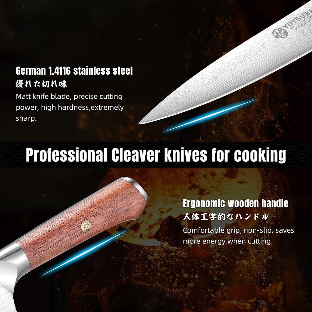 5 Inch Japanese Utility Knife with Full Tang Rosewood Handle