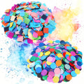 8000 Pcs Bleeding Tissue Paper 1 Inch Squares and Round