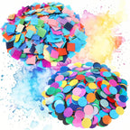 8000 Pcs Bleeding Tissue Paper 1 Inch Squares and Round