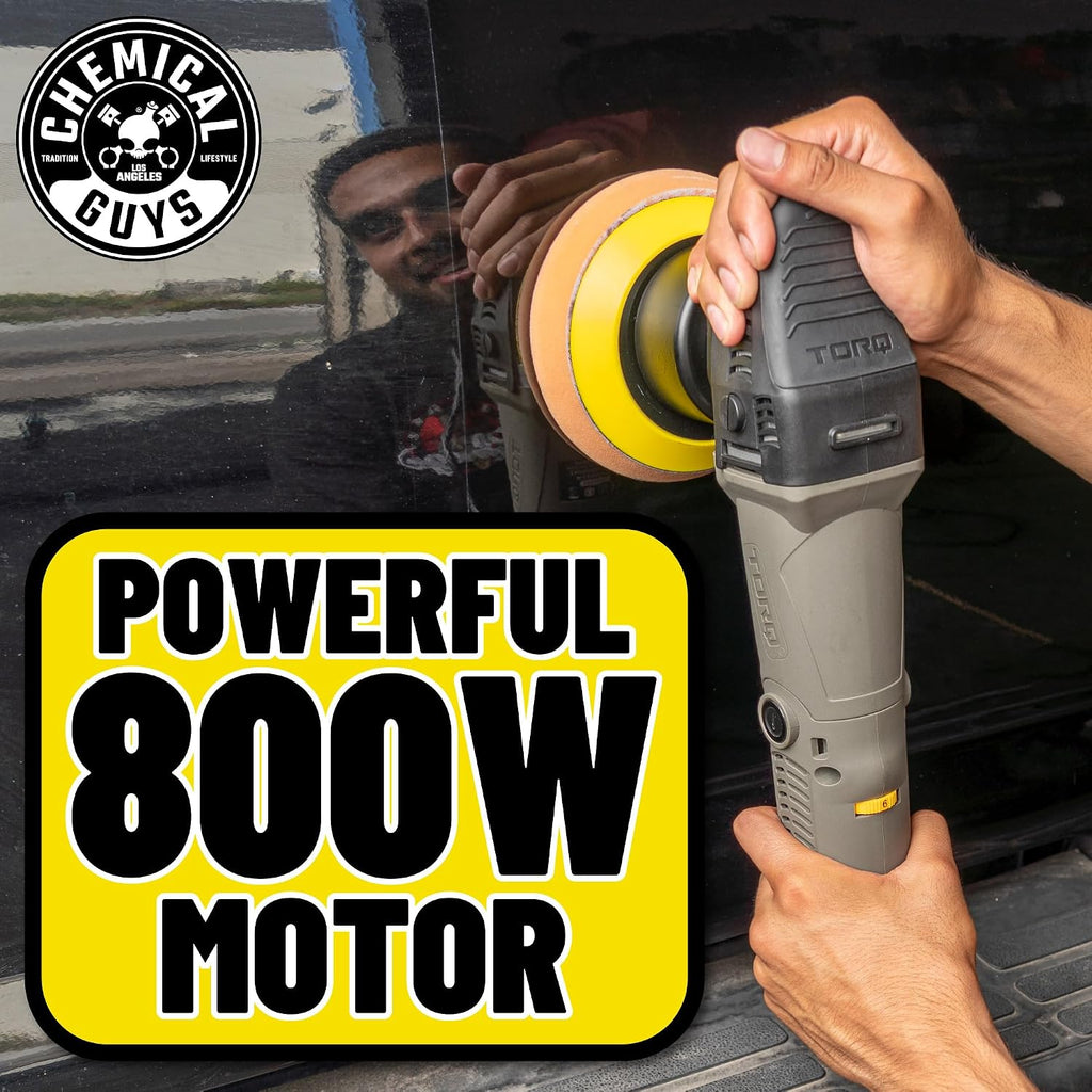 BUF503 TORQX Random Orbital Polisher (Safe for Cars, Trucks, SUVs, & More) 700W, Orbit 8mm, 4.7 lb | Lightweight Car