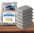 6 Pack Stain Sponge Applicators, 3" x 4" Lint-Free Staining Pads with Microfiber Cover, Foam Core Brushes for Wood