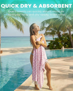 Travel Vacation Essentials Turkish Beach Towel Bath Towels Quick Dry Sand Free Oversized Bath Pool Swim Extra Large