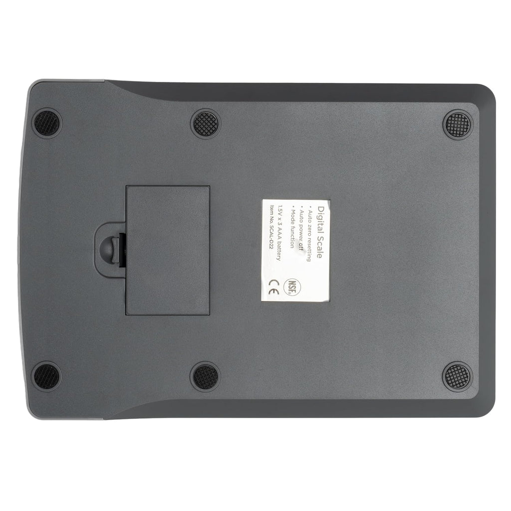 6 1/2" Clear Digital Portion Scale
