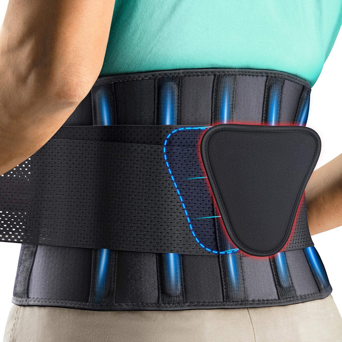 Back Brace for Men & Women, Lower Back, Sciatica Pain Relief