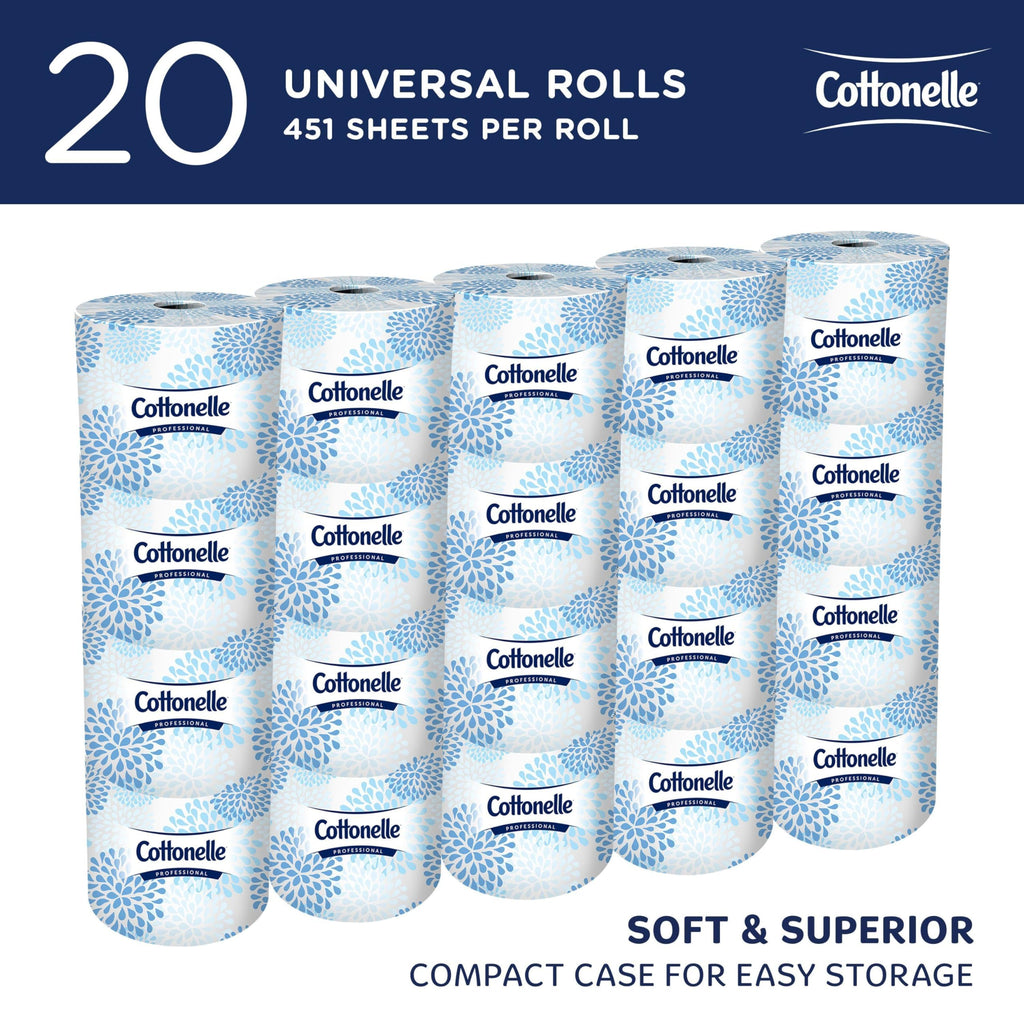 Standard Roll Toilet Paper, Bulk, 20 Rolls (13135)
