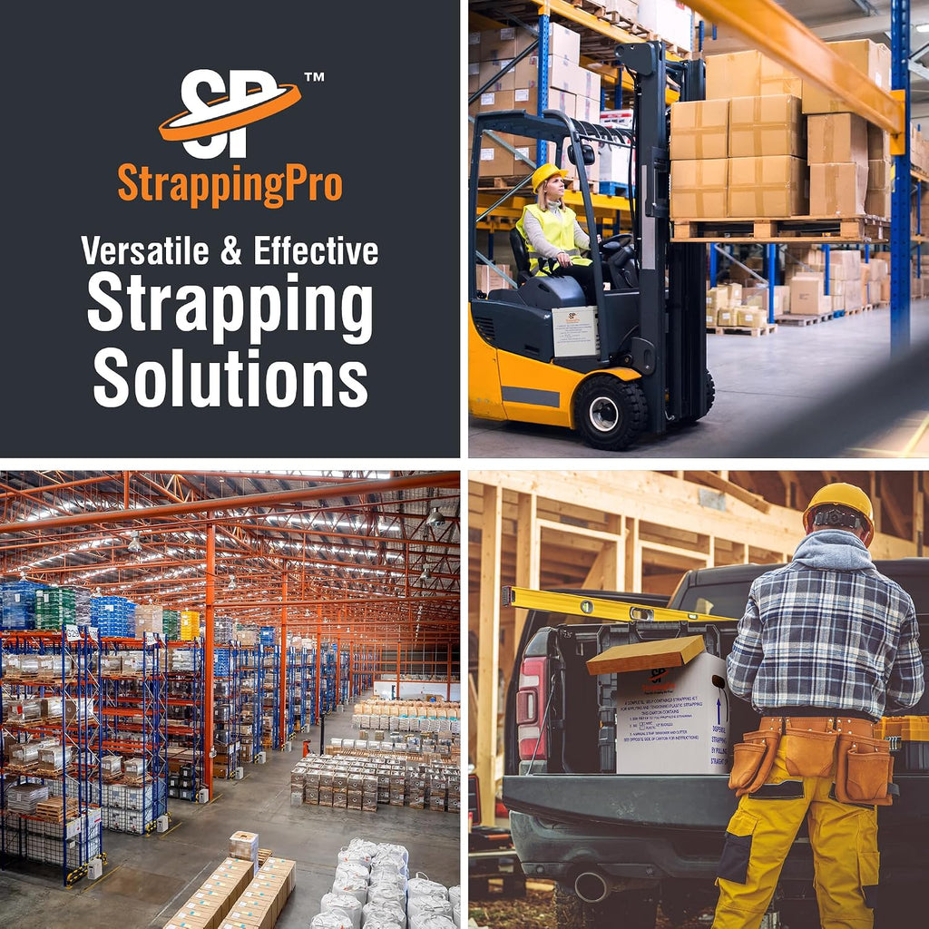 Portable Strapping Kit 1/2" Poly 3000ft Tool Set