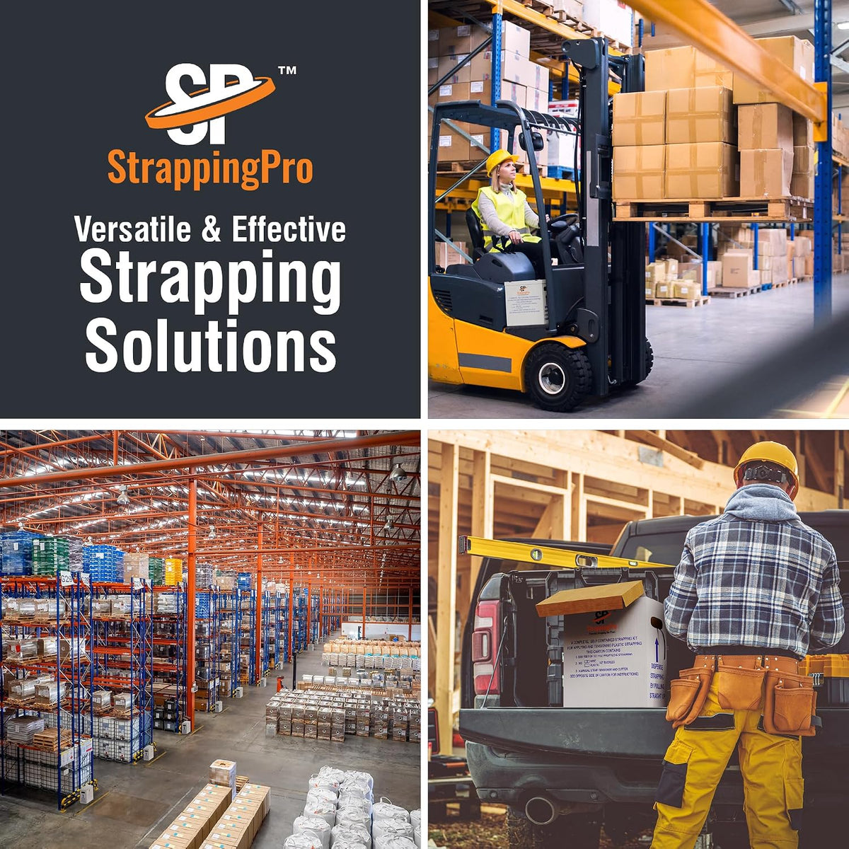 Portable Strapping Kit 1/2" Poly 3000ft Tool Set