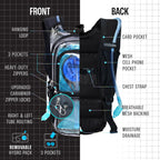 Sojourner Clear Stadium Approved Hydration Pack Backpack, 2L