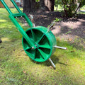AeroCore Rolling Lawn Aerator – Manual Core Plug Aerator with Chamfered Hollow Tines – Heavy-Duty 38.8 Pound Wheel