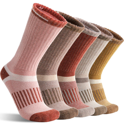 Merino Wool Hiking Socks for Women Men Warm Thermal Winter Cozy Work Crew Socks Gifts Stocking Stuffers 5