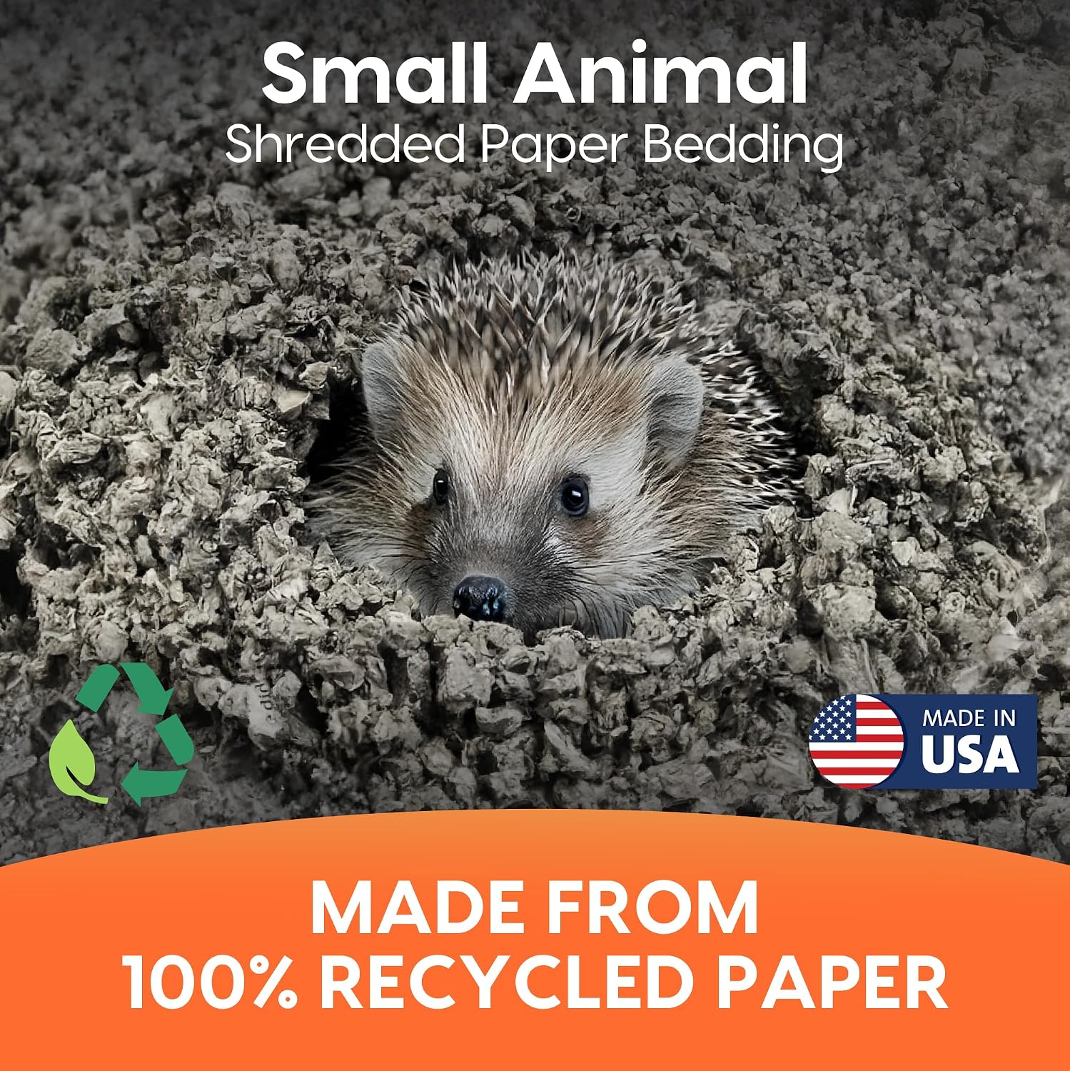 Recycled Paper Bedding, Small Animal Bedding, 40 Liters, Packaging May Vary