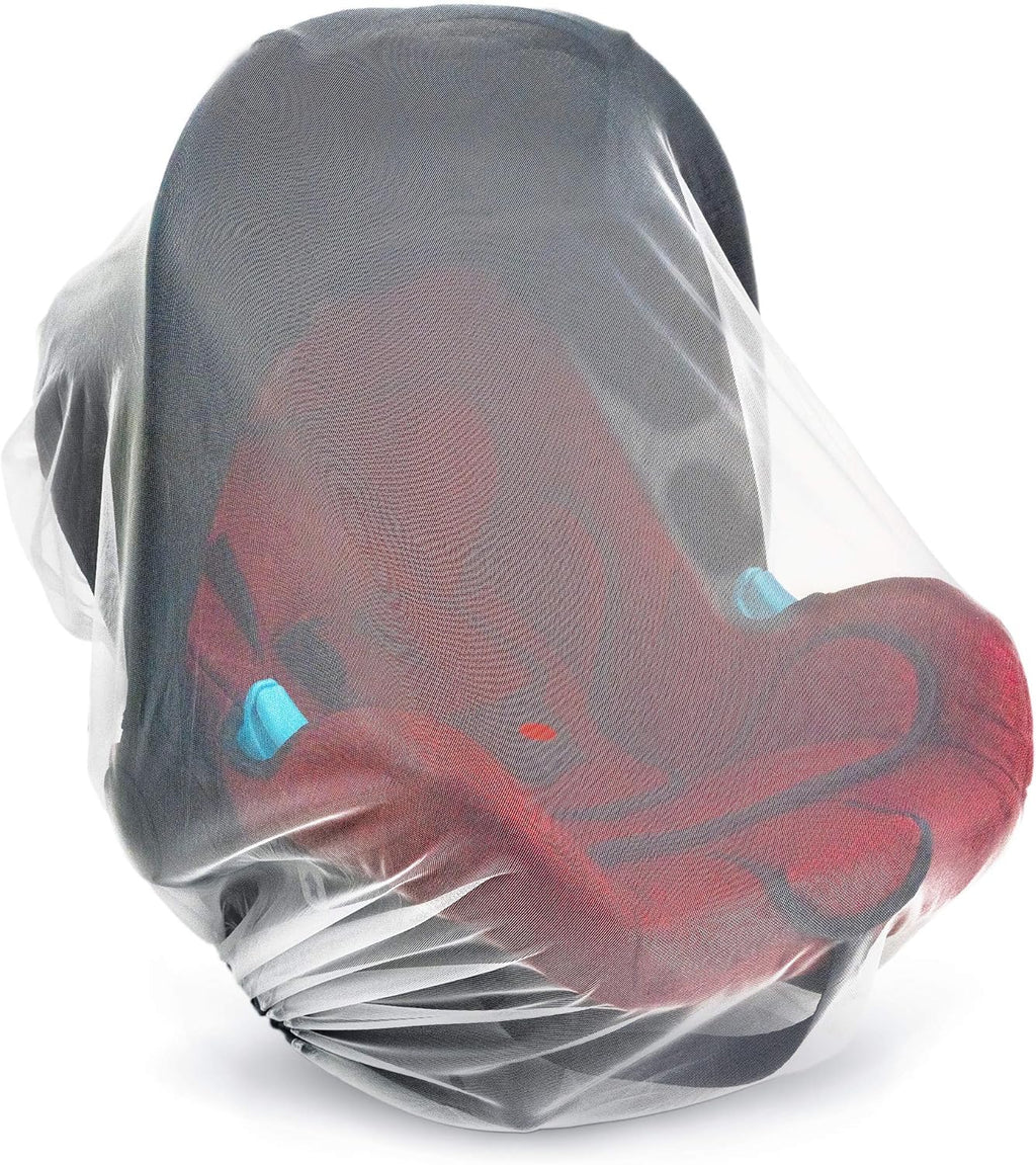 Baby Mosquito Net for Stroller, Carrier & Bassinet – Elastic Drawstring for Snug Fit Netting - Infant Bug Net for