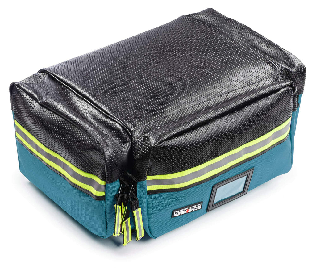 Fully-Stocked First Responder Professional Advanced EMT/EMS Trauma Kit | HSA/FSA Approved | Reflective Bag w/10+