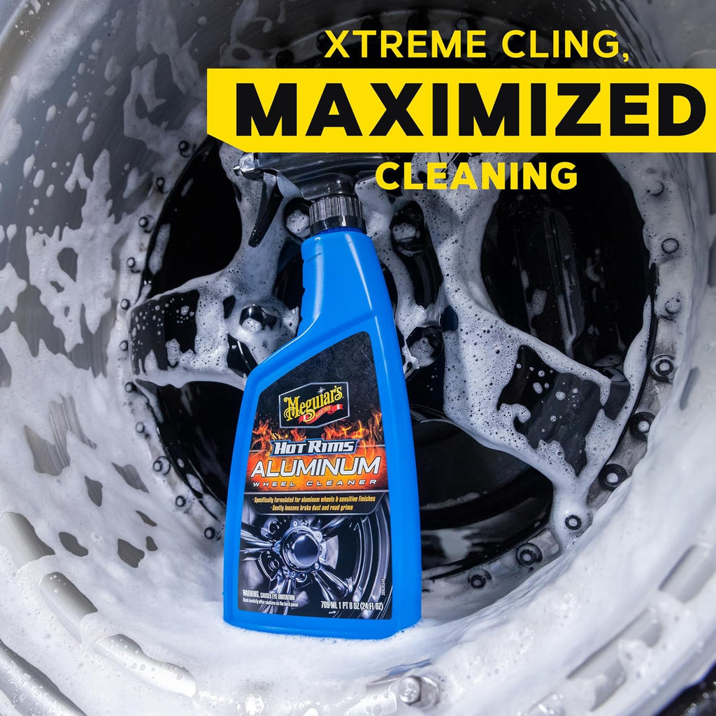 Hot Rims Aluminum Wheel Cleaner -24 Oz Spray | Wheel & Tire Cleaner ,Removes Brake Dust, Road Grime and Dirt, Safe
