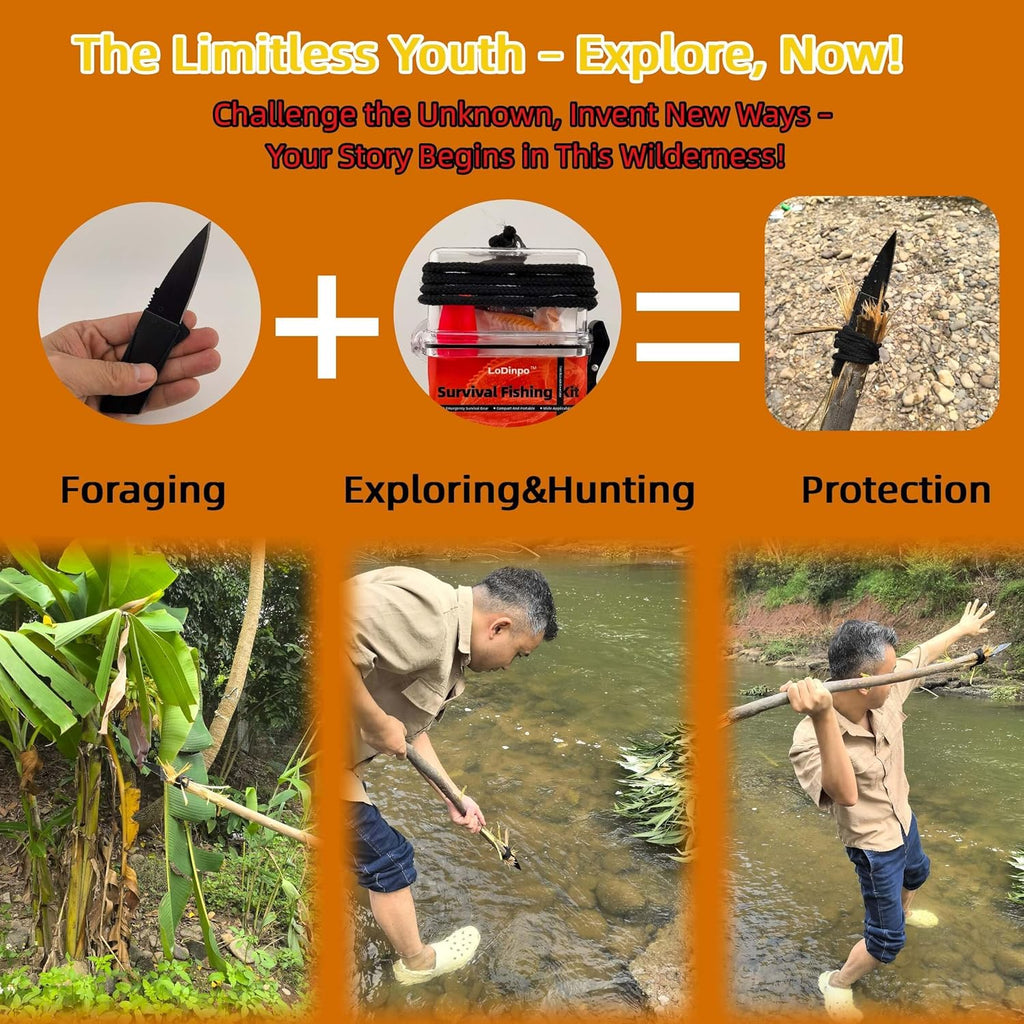 Mini Survival Fishing Kit Small Emergency Fishing Gear Box Pocket Fishing Tackle Travel Fishing Shoebox Surf