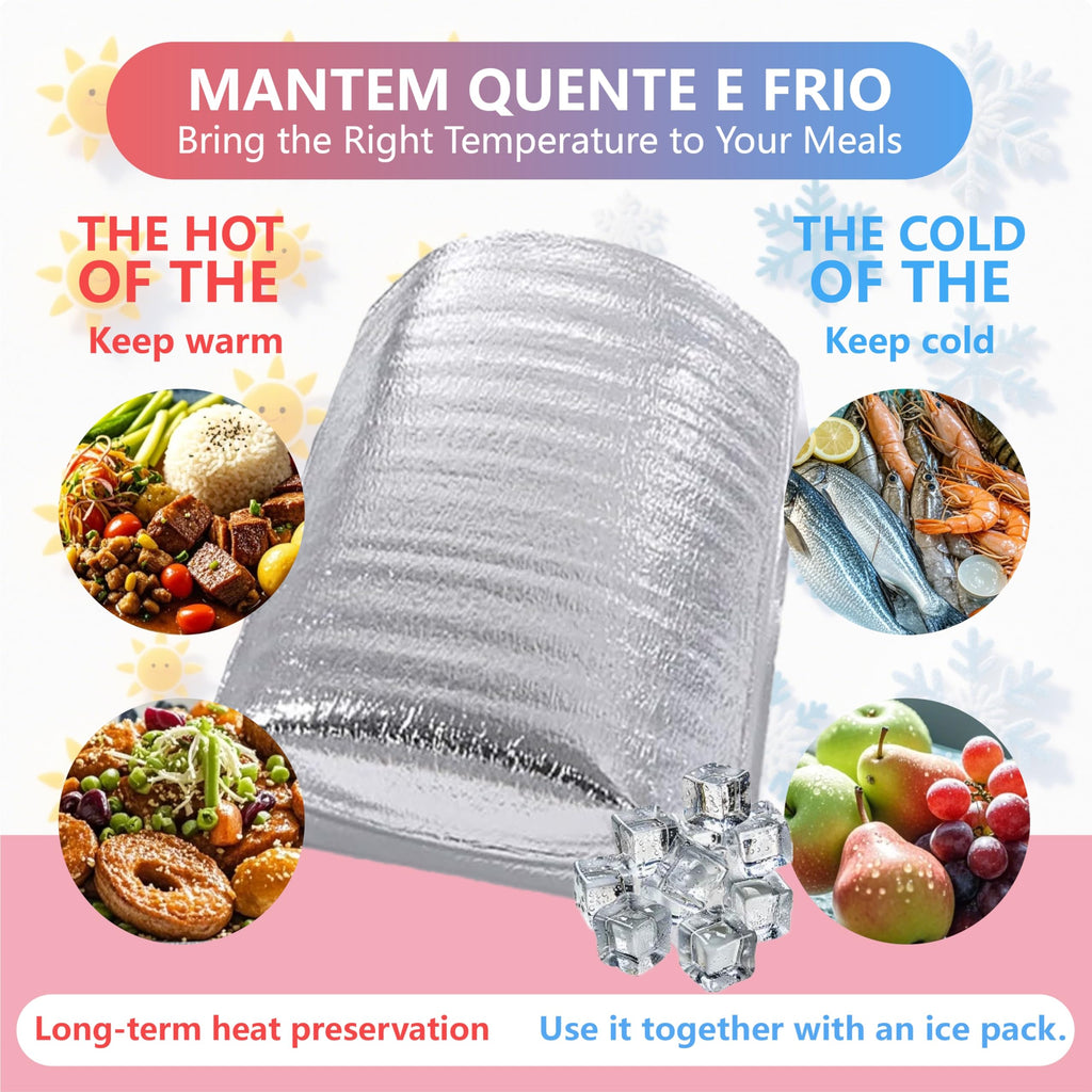 20-Pack Insulated Shipping Bags, 11 x 15-Inch Thermal Liners
