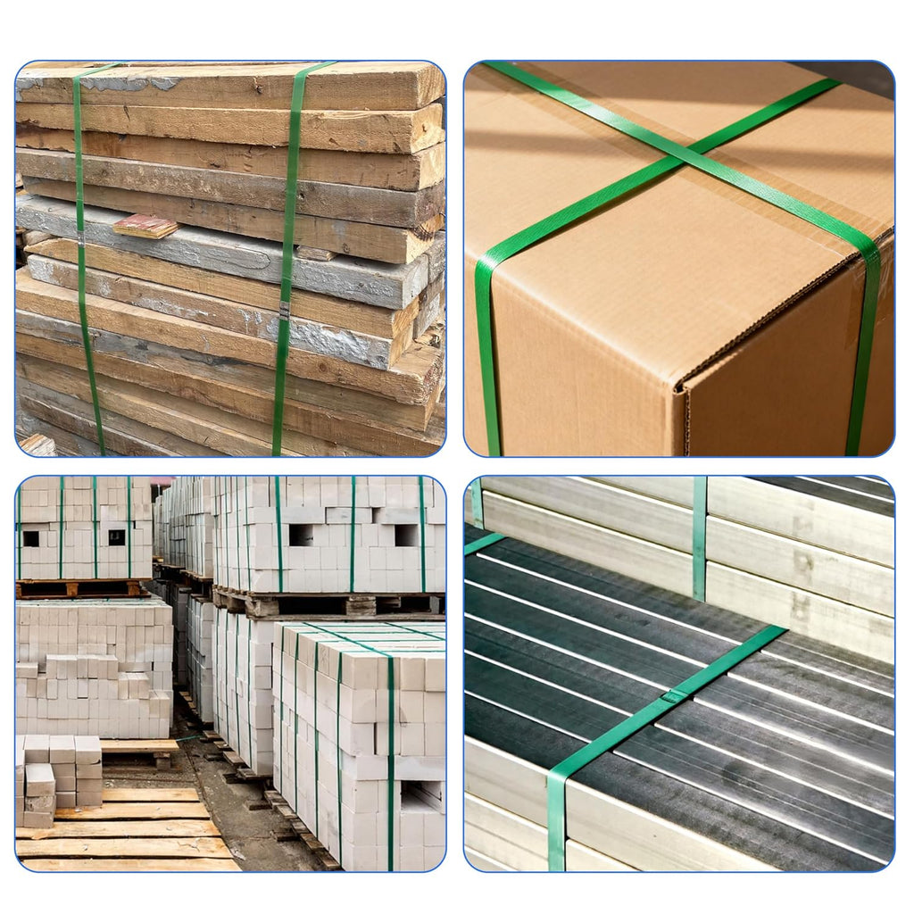 PET Packaging Banding Strapping Roll - 1017' x 5/8" Pallet Strap Coil