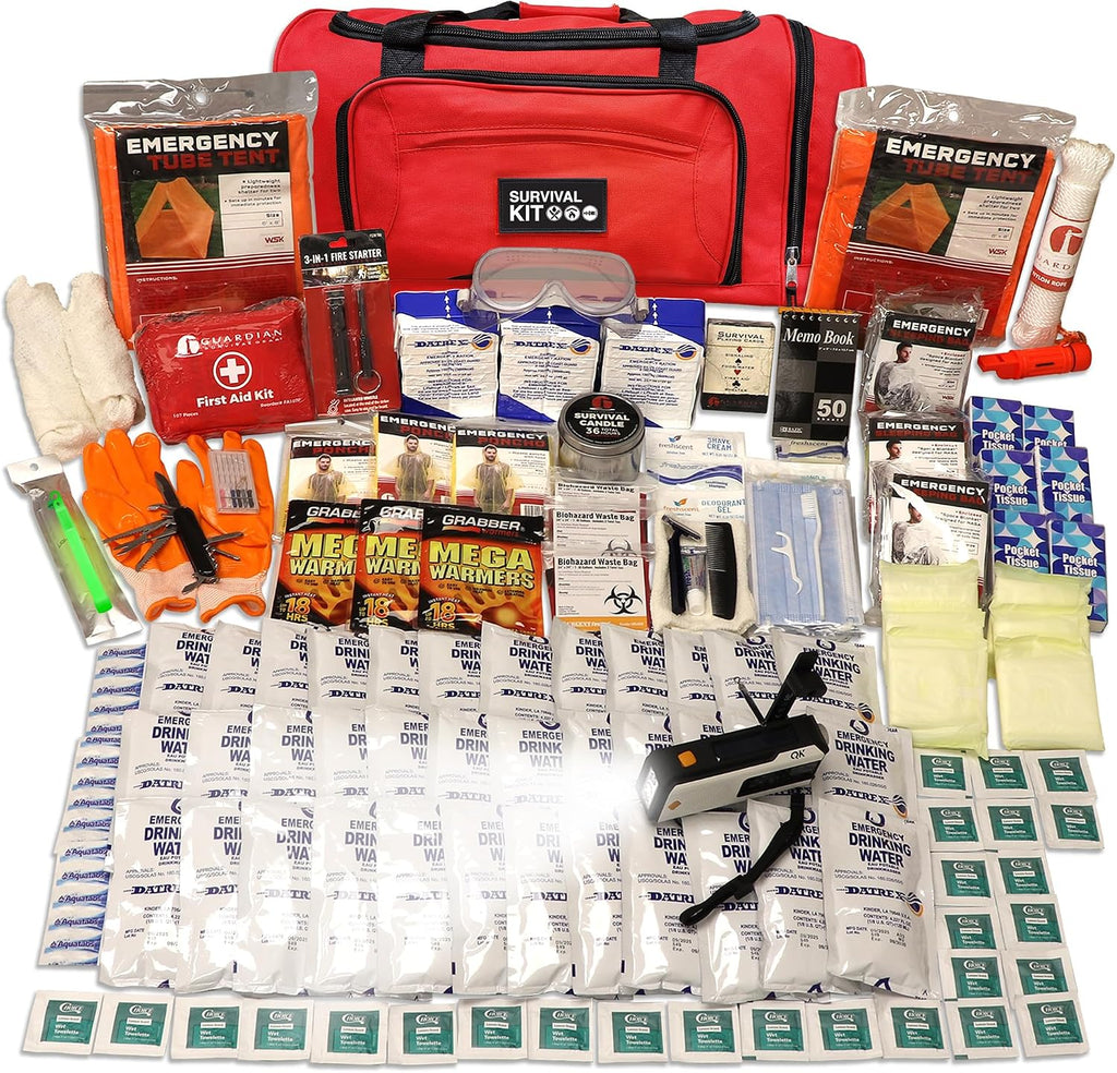 Earthquake Emergency Kit, Go Bag Emergency Backpack, Survival Kits for Disaster Preparedness, 72 Hour Food, First