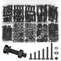 12.9 Grade Bolts and Nuts Assortment, 280pcs M5 Hex Bolt Nut Washers Kit