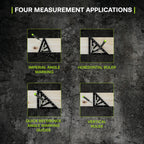 TRACER 4.5 in Aluminum Rafter Square - Carpenter Framing Triangle