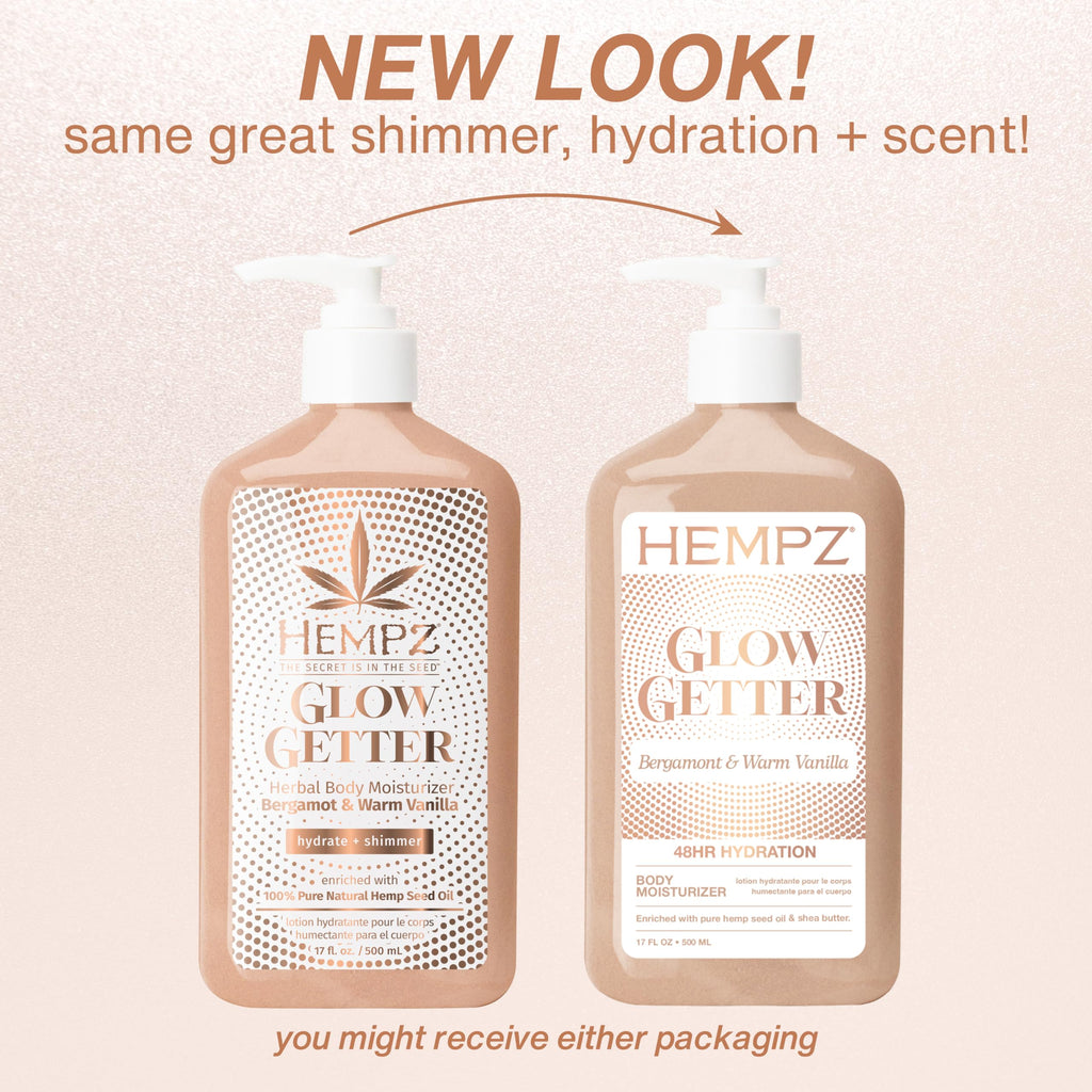 Glow Getter Moisturizing Body Lotion with Shimmer - 17 Fl Oz