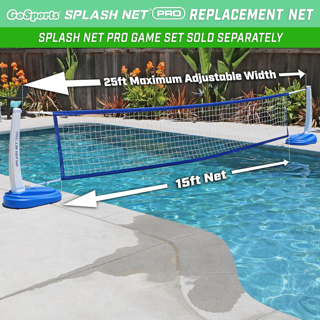 Replacement Pool Volleyball Net for GoSports Splash Net PRO or MAX Games