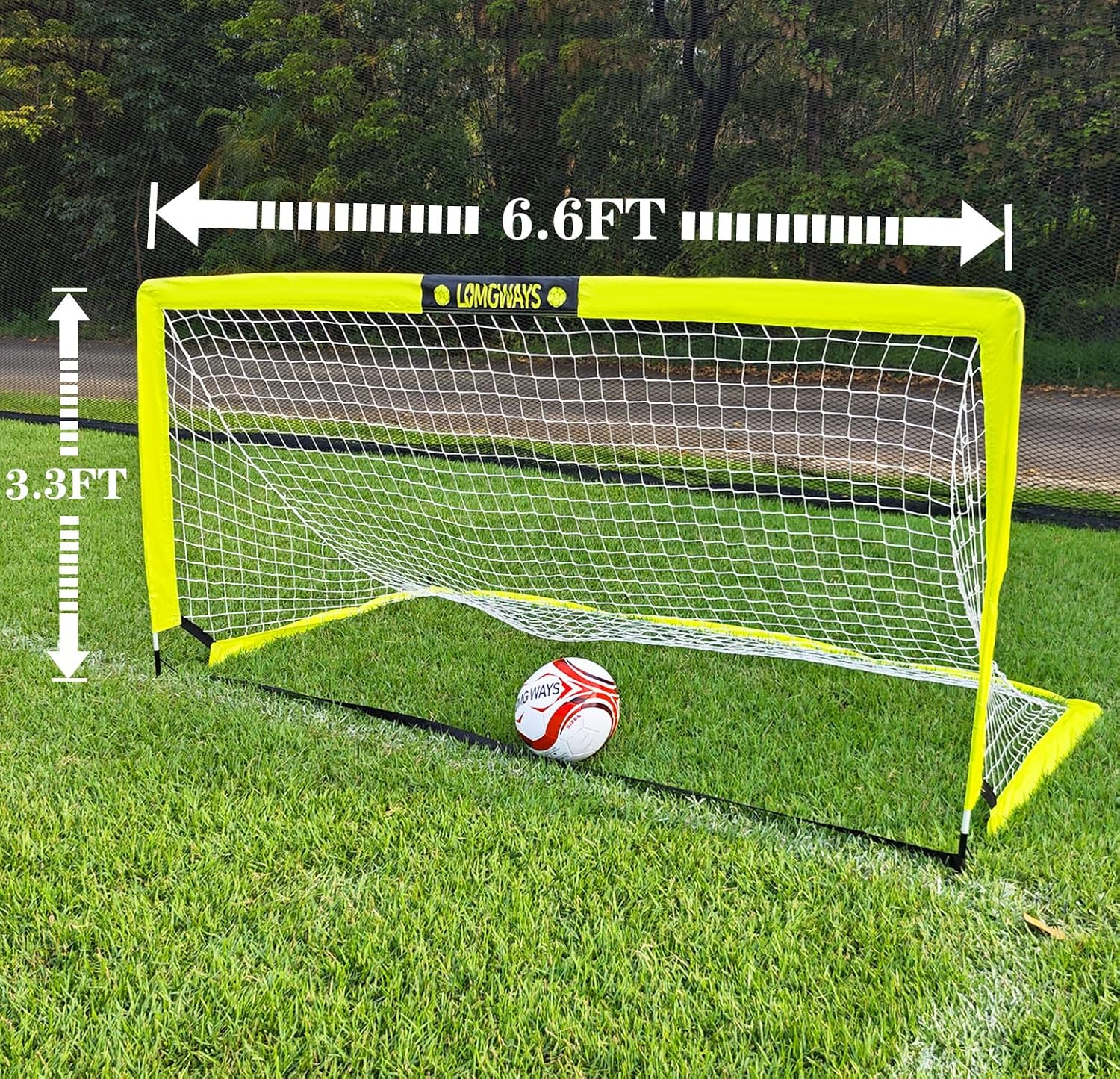 Soccer Goal for Kids + Youth with Carry Bag for Practice & Games | Indoor+Outdoor Use| Easy Set Up| Multiple Sizes|