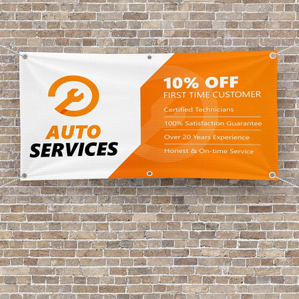 Custom Banner 13oz Matte | Personalized Custom Vinyl Banner for Grand Openings, Graduations, Parties, Event