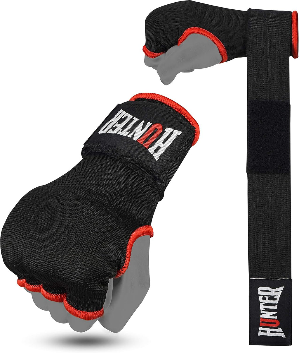 Gel Boxing Hand Wraps for Men & Women, Quick Inner Gloves with Wrist Support for MMA, Muay Thai, Kickboxing & Martial