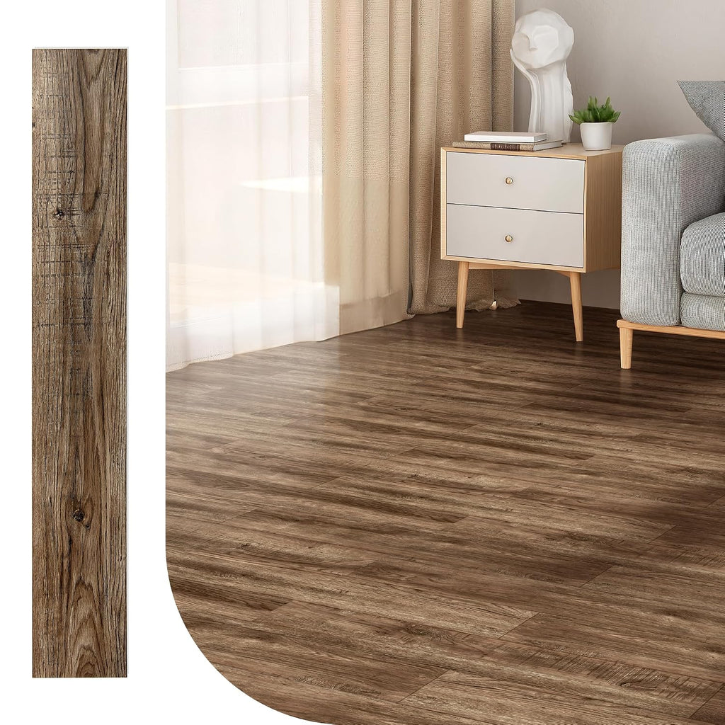 SPC Click-Lock Floating Floor Tiles, Oak