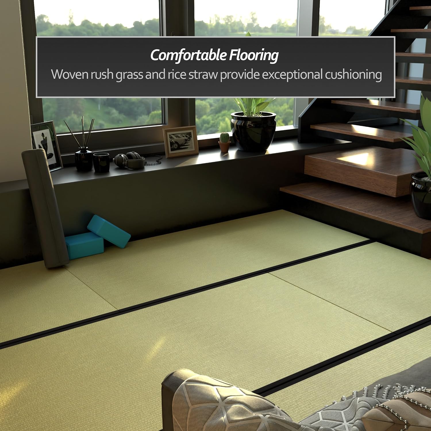 3' x 3' Half Size Tatami Mat