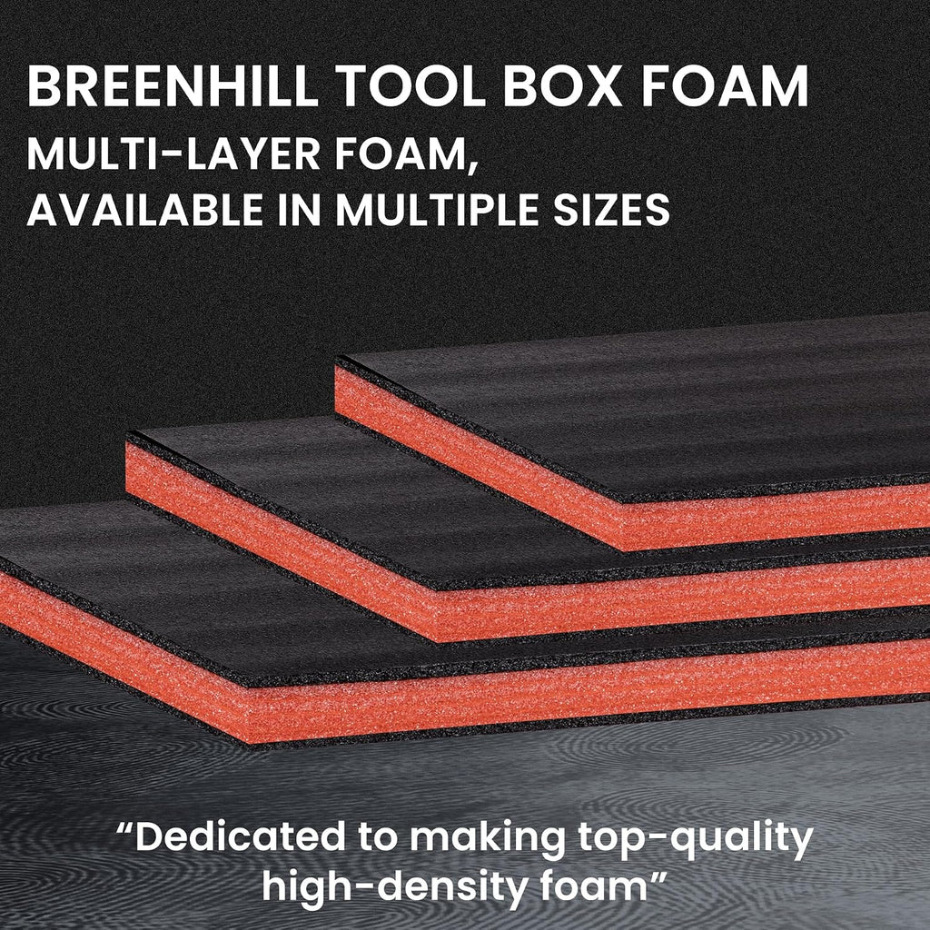 Tool Box Foam, 6Pack 22x18x1 inch, Foam Inserts for Cases
