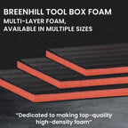 Tool Box Foam, 6Pack 22x18x1 inch, Foam Inserts for Cases