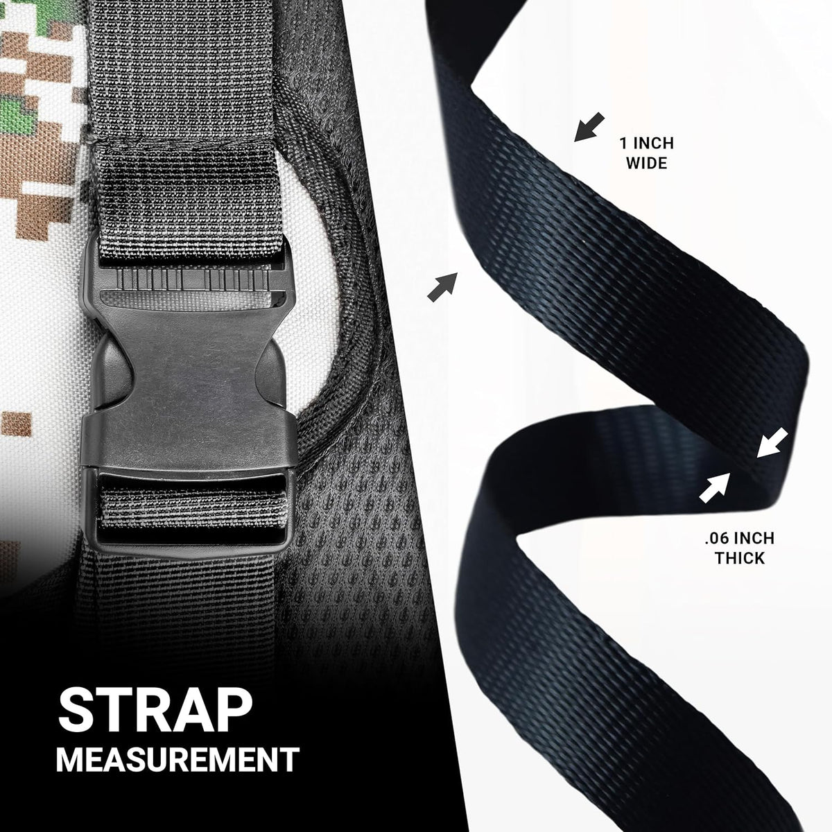 Heavyweight Polypropylene Webbing - Heavy Duty Poly Strapping for Outdoor DIY Gear Repair