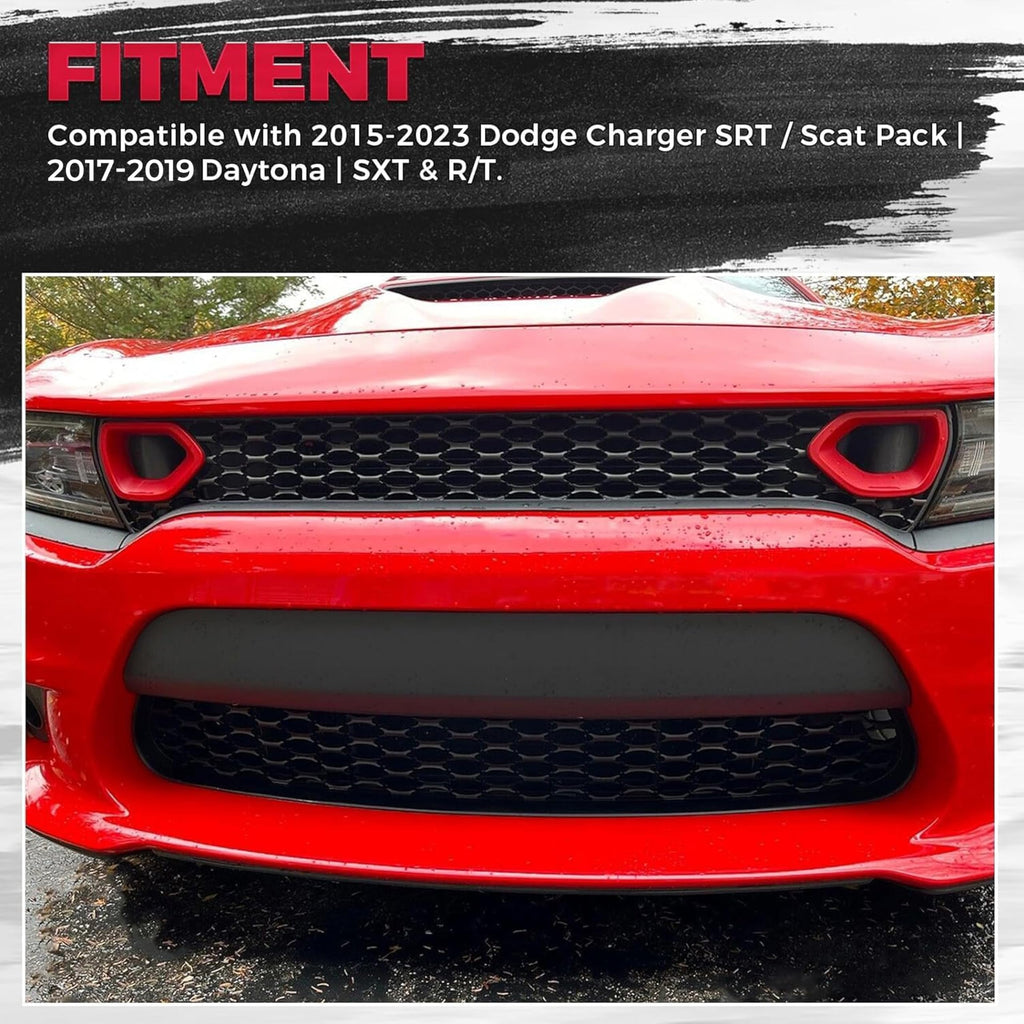 HECASA Grille Grill Compatible with 2015-2023 Charger