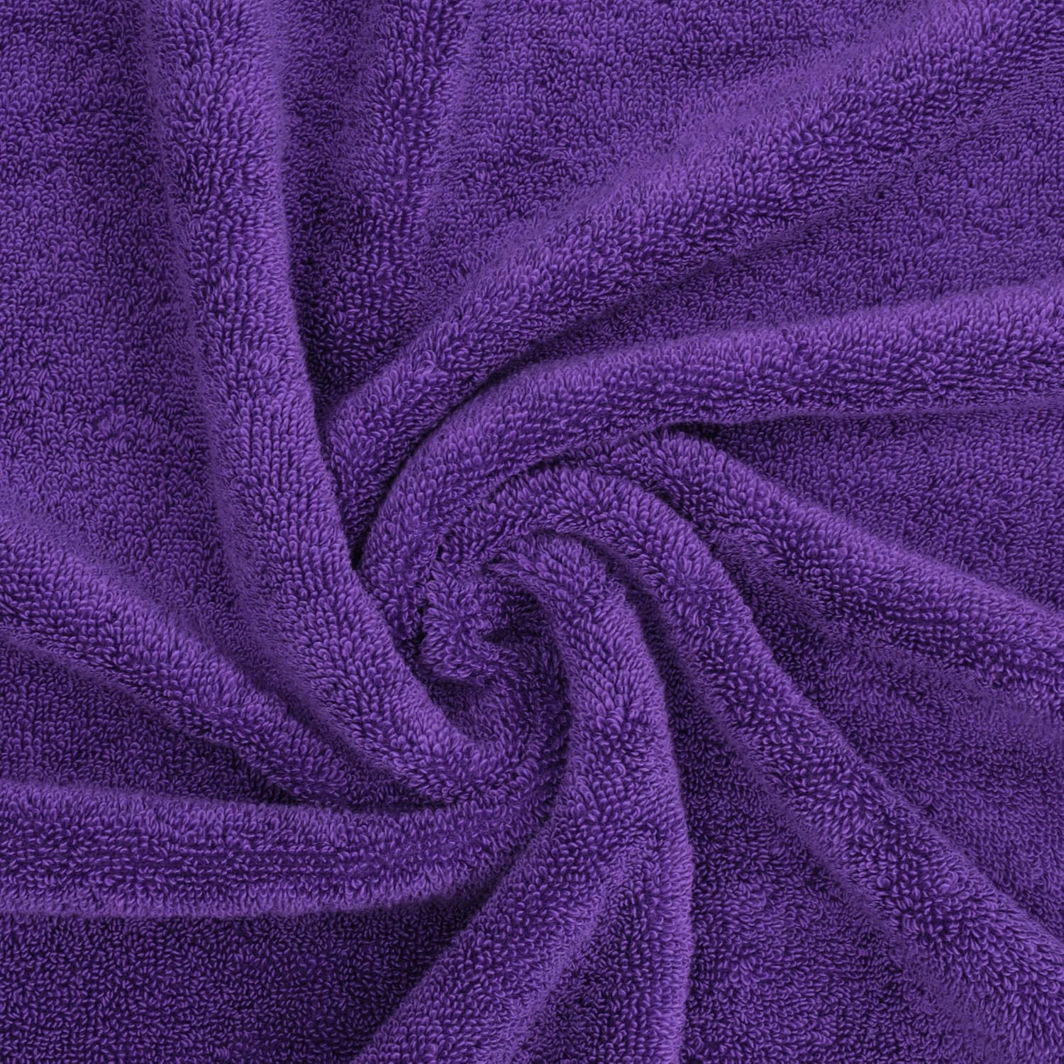 Salem Washcloth Sets, 4 Piece Luxury 600 GSM 100% Cotton Washcloths for Bathroom, 13x13 inches Washrags Premium