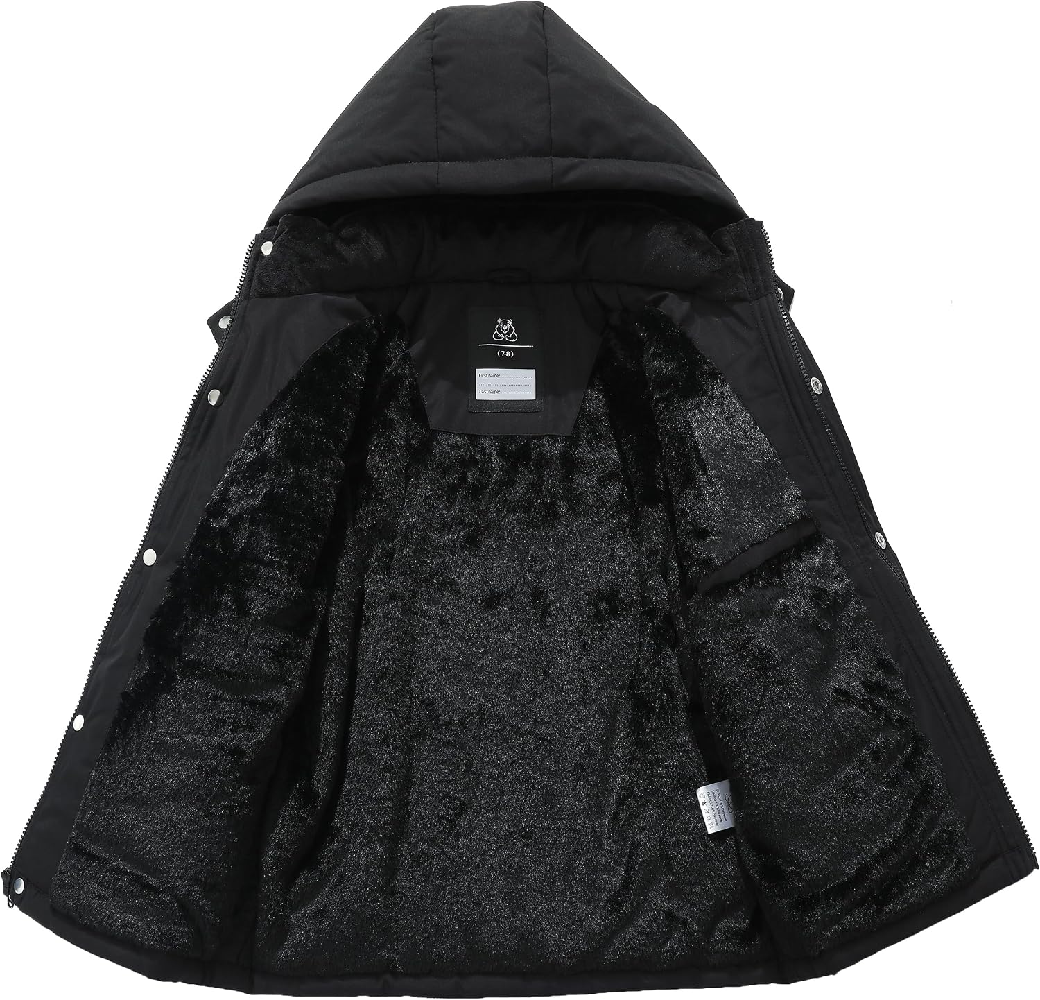 Boy's Winter Coat Waterproof Puffer Jacket| Warm Windbreak Parka | Thicken Fleece Lining Hooded Down Outerwear for Kids