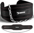 Dip Belt for Weight Lifting, Pullup, Squats & Dips - 36" Robust Steel Chain, Comfortable Neoprene Padding Supports