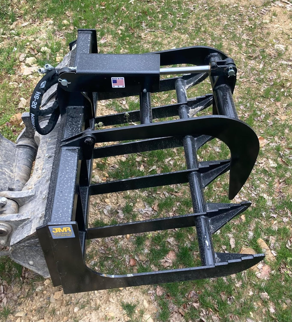 48" Root Grapple for Skid Steer/Tractor-Brush Grapple | Skid Steer Mount Material Handling Attachment