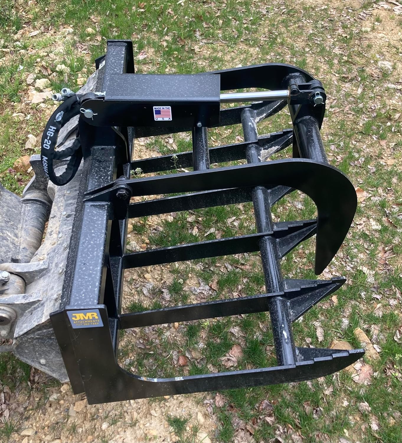 48" Root Grapple for Skid Steer/Tractor-Brush Grapple | Skid Steer Mount Material Handling Attachment