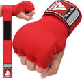 Gel Boxing Hand Wraps Inner Gloves Men Women, Quick 100cm Long Wrist Straps, Elasticated Padded Fist Under Mitts